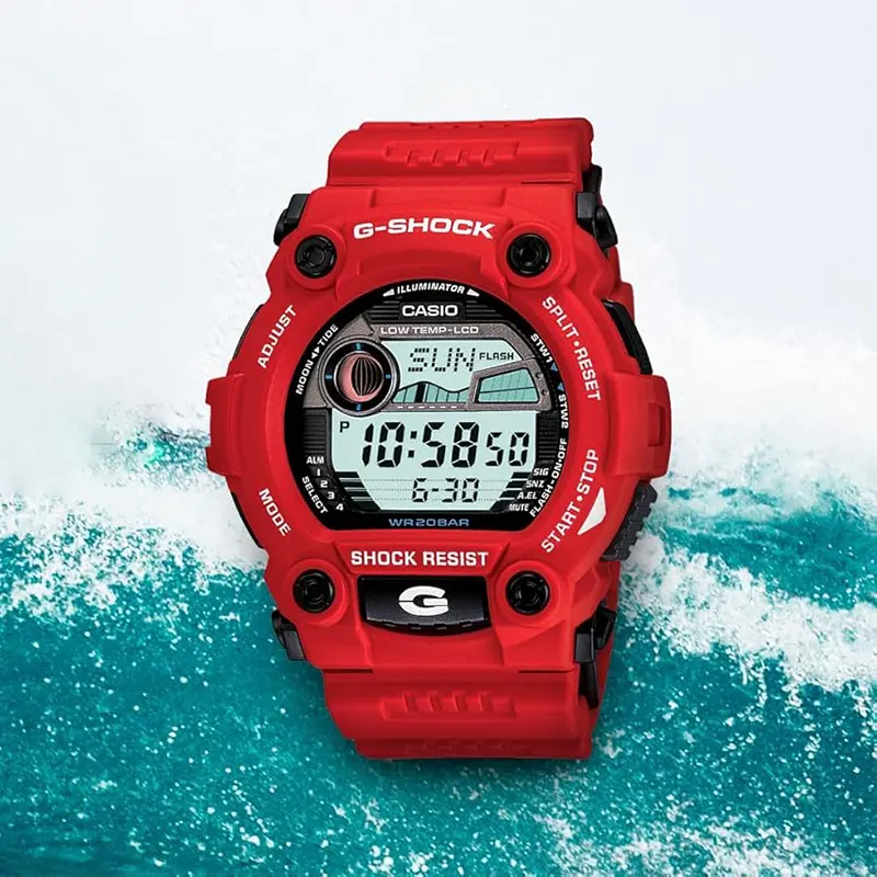 Casio G-Shock Red Lifeguard Rescue Men's Watch- G7900A-4